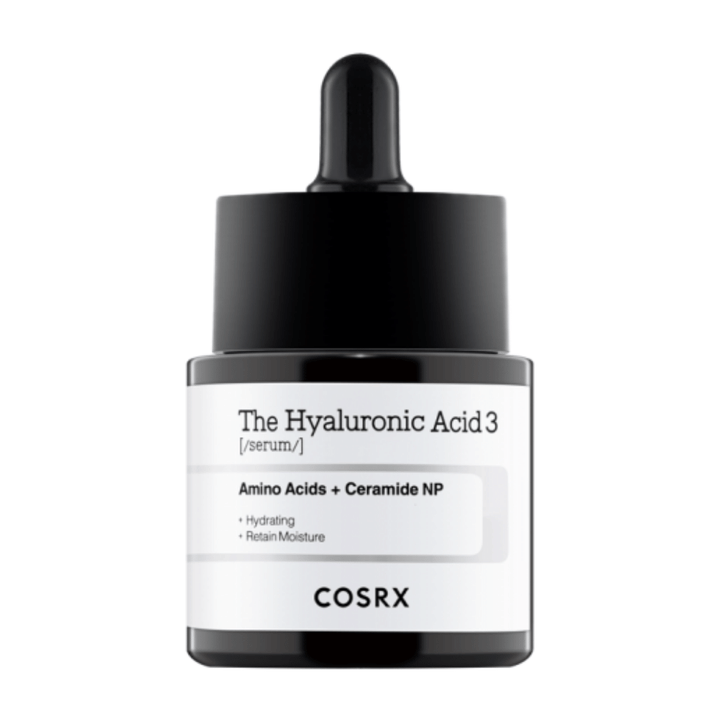 COSRX Hyaluronic Acid 3 Serum 20ml krepi kožno vlažilno pregrado.