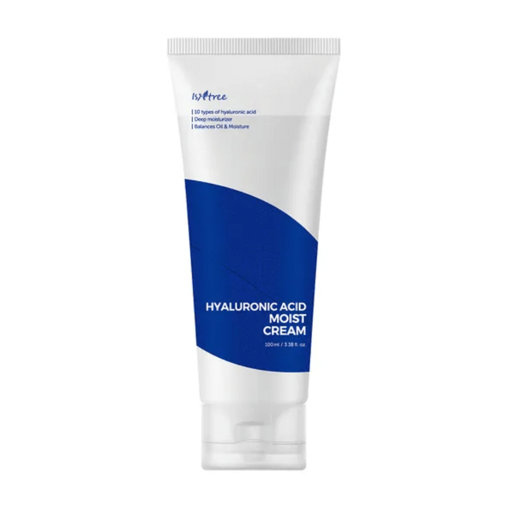 Ena tuba Isntree Hyaluronic Acid Moist Cream 100ml za vlaženje.