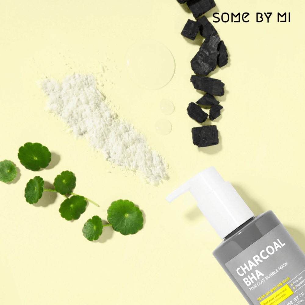Some by mi Charcoal BHA Pore Clay Bubble Mask 120g za mehurčasto masko in čiščenje por.