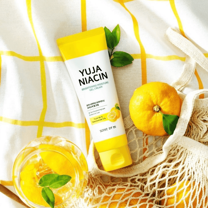 Some By Mi Yuja Niacin Brightening Moisture Gel Cream 100ml za vlaženje in pigmentne lise.