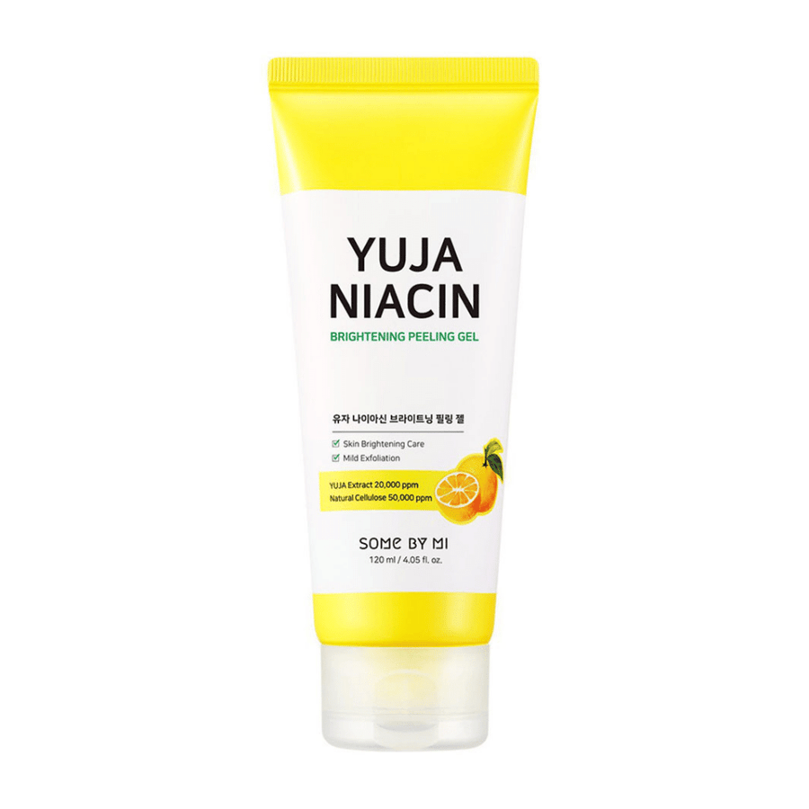 Some By Mi Yuja Niacin Brightening Peeling Gel z izvlečkom yuja za odstranjevanje odmrlih kožnih celic.