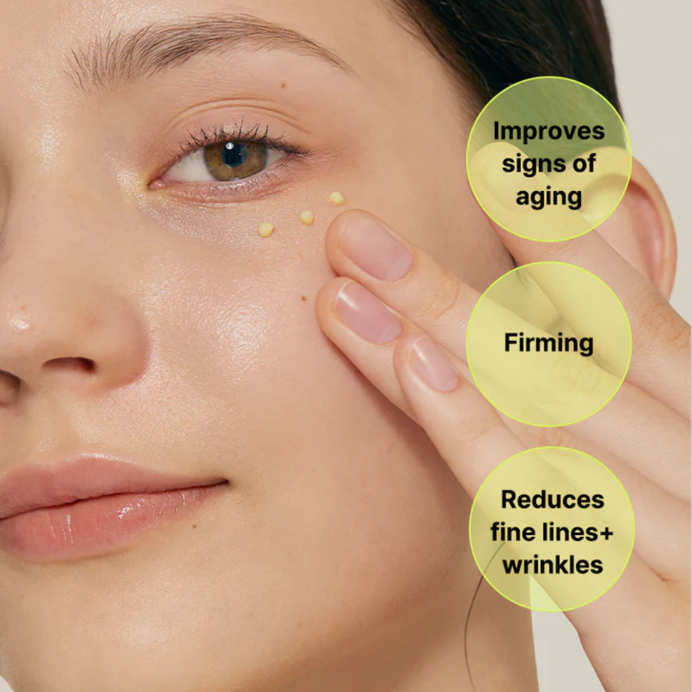 Obraz ženske z vidnimi gubami, ki kažejo znake staranja in zmanjšane elastičnosti, z uporabo COSRX Retinol 0.1 Cream 20ml.